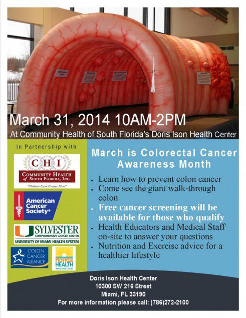 GIANT WALK-THROUGH COLON TO TEACH COLORECTAL AWARENESS – Miami's ...