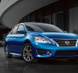 Nissan Sentra electric blue