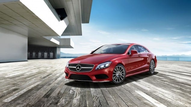 2015 mercedes CLS CLASS COUPE red