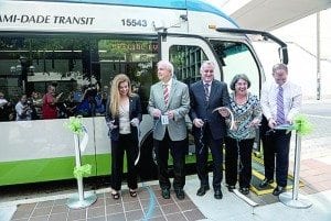 Miami-Dade Transit unveils new buses to serve county