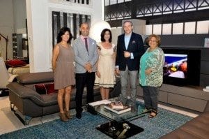 Roche Bobois ad Forida Design magazine host interior designers at Aventura showroom