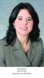 Ocean Bank's Yuni Navarro earns statewide Glass Ceiling Award