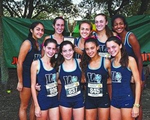 PT-Lourdes girls celebrate with trophy