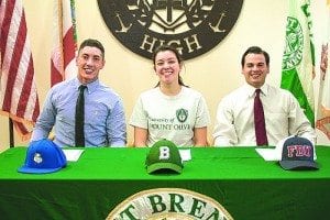 3 St. Brendan athletes sign National Letters of Intent