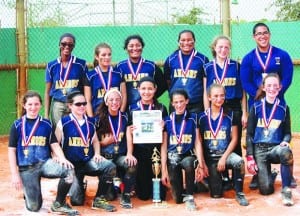 Ammons Middle softball team completes undefeated season