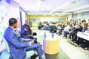 Daymond John of Shark Tank visits Idea Center at MDC