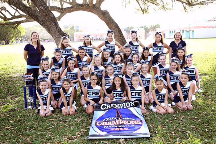 Coral Reef Elem. Cheerleaders first in national competition