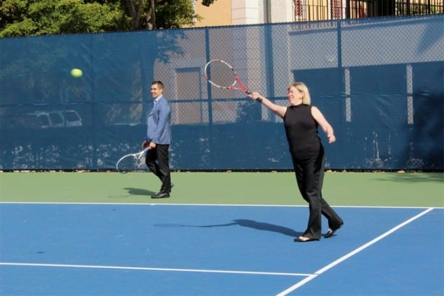 City reopens renovated tennis center at Biltmore