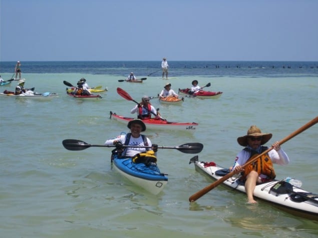 Castaways Against Cancer kayakers paddling for cure