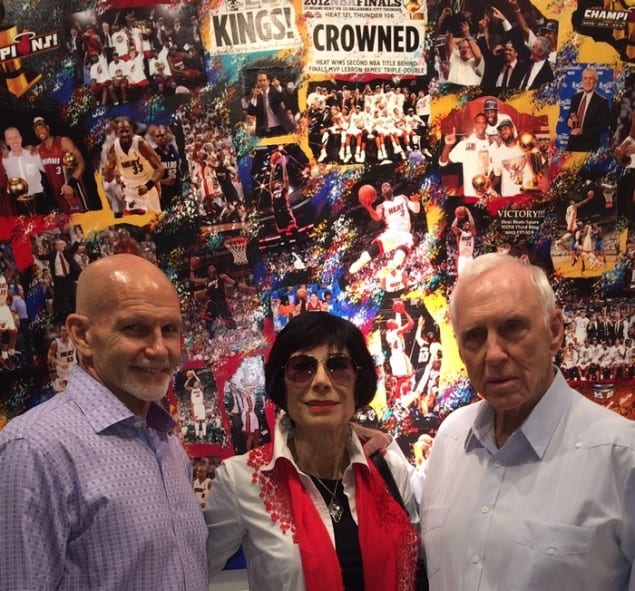 Erika King collages commemorate Miami Heat championship seasons