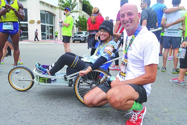 Disabled Activist and Celebrity Dog Trainer Run 5K Together