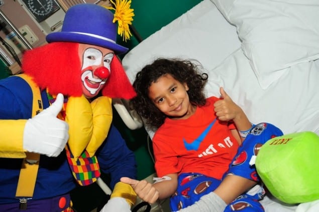 Tadpole the Clown brings joy to children’s hospital patients