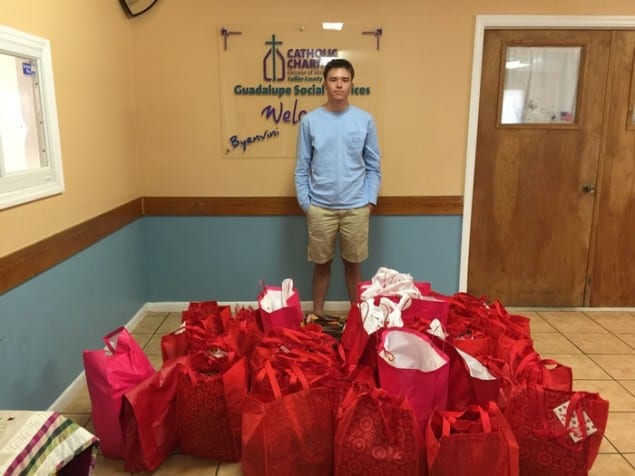 Riviera Prep's Key Club takes 'bags of love' to  Immokalee