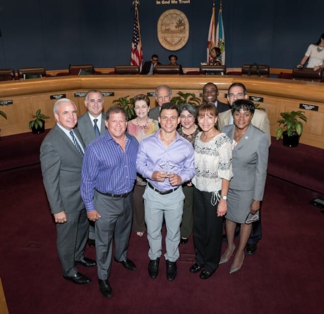 PTS student Blake Miller receives Mayor’s Shining Scholars Award