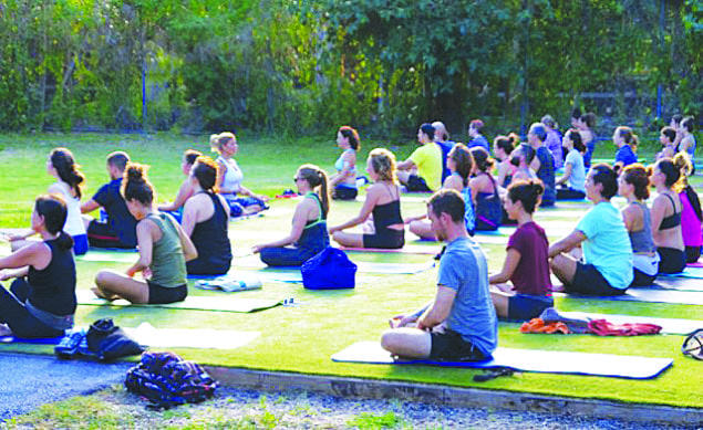 Free yoga classes offered in Grove's Regatta Park