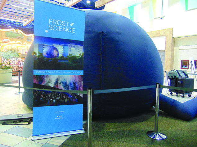 Frost Science Museum's new portable planetarium debuts at Southland Mall