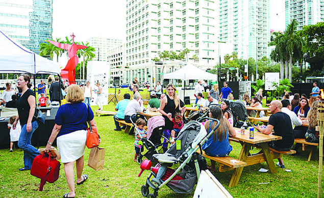 Brickell City Centre hosts weekly 'Trucks and Tunes on the Lawn'