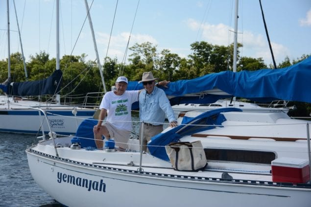 Two octogenarians ‘team up’ to set sail on Biscayne Bay