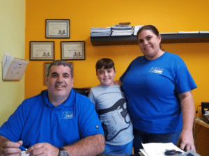 Robert and Kelly Herrera with son R.J. are the proud owners of Prime Window and Door