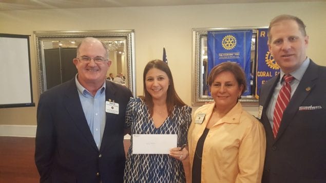 Community Foundation’s Mary Snow addresses Rotarians