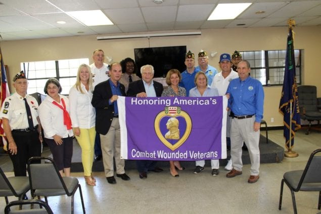 Village honors recipients of Purple Heart medal