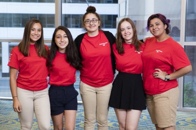 Bank of America gives five female students real life work experience