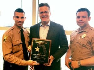 Florida Sheriffs Association and Miami-Dade Police Dept. congratulate State Senator Miguel Diaz de la Portilla as "2016 Legislator of the Year."