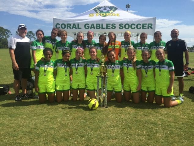 Storm U-17 girls soccer team wins Brevard County tourney