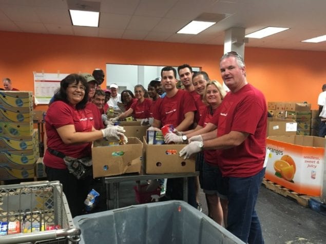 Feeding South Florida, Bank of America volunteers join forces to distribute food