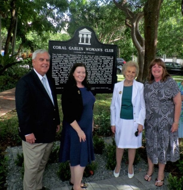 Coral Gables Woman's Club unveils historic marker