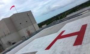 KRMC’s heliport helps medical staff meet “the need for speed” in providing optimal care to acutely injured pediatric- and adult-trauma patients.