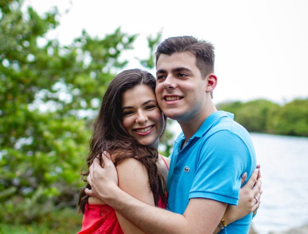 Alexia K Borges and her brother Damian Borges