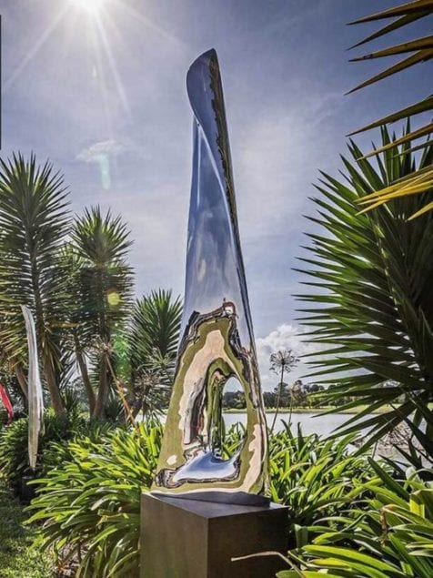 'Interactive Steel' sculpture exhibition at Pinecrest Gardens through April