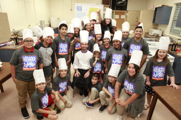 International Chef, Leonardo La Cava and the children of After-School All-Stars