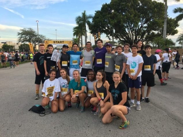 Coral Reef Senior High School students join St. Jude Walk