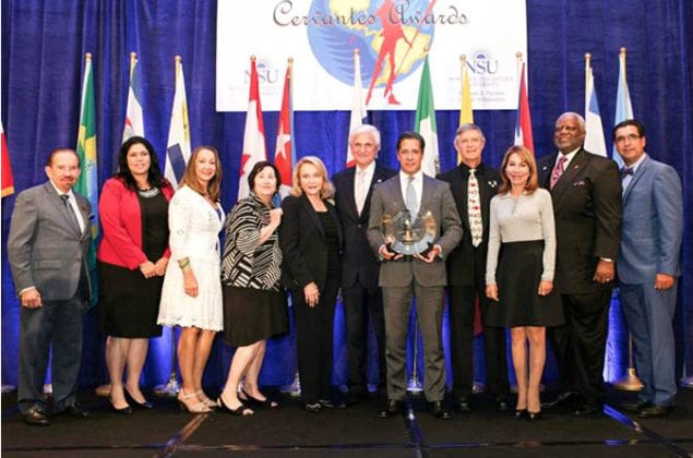 Alberto M. Carvalho honored with NSU's Cervantes Outstanding Educator Award