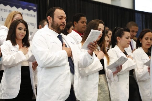 MDC Medical Campus students celebrate White Coat Ceremony