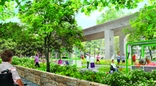 Baptist Health joins The Underline to build Healing Garden at SMH