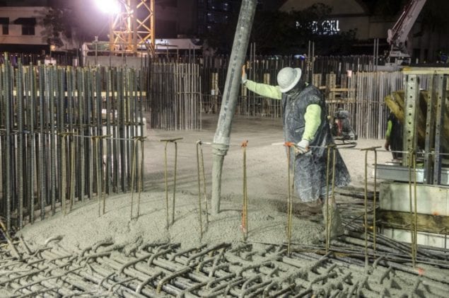 CMC Group’s Brickell Flatiron Condominium completes massive concrete foundation pour