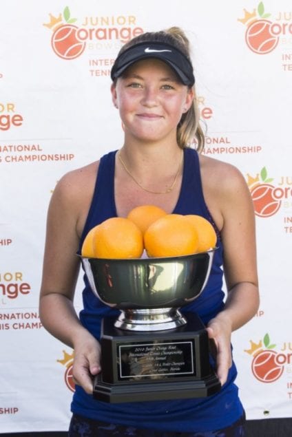 Junior Orange Bowl crowns champs in tennis, golf, basketball tourneys