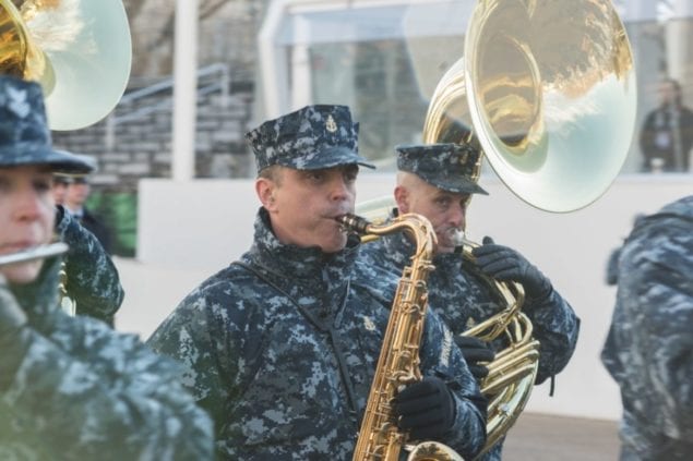 Miamian marches with Navy Band in Inauguration Parade