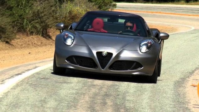 2017 Alfa Romero 4C Spider boasts an incredible ride