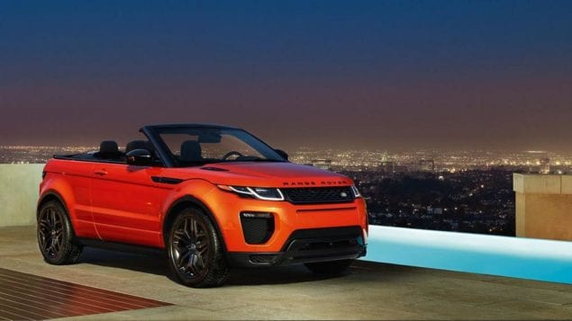 Range Rover Evoque Convertable presents a very unique concept