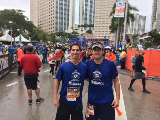 Blue Card Marathon team runs to benefit Holocaust survivors