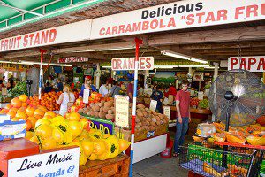 a plethora of tropical delights are available year-round at fruit stands in the Redland region