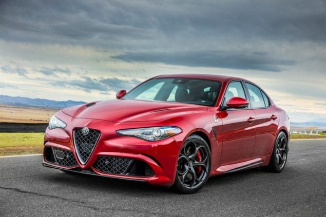 The 2017 Alfa Romeo Guilia Quadrifoglio is a high-performance sports sedan that boasts a whole lot of sex appeal. With a zero to 60 mph time at an impressive 3.6 seconds, the Giulia truly lives up to its reputation of a pure performance car. Inside the beautiful and curvaceous Giulia is an equally as appealing modern interior. Sitting in the Giulia feels a bit low but the adjustable carbonfiber sports seats with extendable cushions make for a very comfortable and supportive ride. Up front, the driver can enjoy plenty of leg and headroom. The Giulia’s interior is very sleek and simple. Despite being a sedan, it has an undeniably sportscar feel. The 8.8-inch touchscreen infotainment system, which also can be controlled through a joystick-like knob, is intuitive and very easy to navigate. Even its noticeably thin steering wheel is comfortable to control. As for its rear seating, you’ll be pleasantly surprised to find that the Giulia provides more than enough room, even for the tall passengers. The Guilia also offers an attractive list of standard features. These are including but are not limited to: Alfa DNA drive-mode system, passive entry and Keyless Go, Remote Start System, USB ports, blind spot and cross path detection, soft leather upholstery throughout, auto-dimming exterior mirrors, front and rear park assist. Those with young children will particularly appreciate the LATCH ready child seat anchor system in the Giulia which makes it easy to install a car seat. As for the ride quality, you will not be disappointed — those at Alfa Romeo emphasized performance. Like a true sports car, the Giulia Quadrifoglio roars to life as soon as you lay your foot on the gas pedal. Its throttle response is practically immediate as is illustrated by its 3.6 second zero-to-60 time. In fact, every aspect of driving the Giulia is quick to respond. Its steering is highly responsive while its brakes can easily bring you to a quick halt. The Giulia Quadrifoglio’s power is derived from a 2.9L Bi-Turbo V6 engine that puts out 505 horsepower and torque of 433 pound-feet. The Giulia Quadrifoglio’s fuel economy stands at 17 mpg in the city and 24 mpg on the highway. If you don’t need that much power, the standard Giulia comes with a 280 hp 2.0-liter turbo engine. Its fuel economy is estimated at 21 mpg in the city and 31 on the highway. While rear-wheel drive is standard, there is also an all-wheel drive option. The 2017 Alfa Romeo Giulia Quadrifoglio is a head-turning sports sedan that performs as well as it looks. Great for those who are big on performance and for those who are looking for a sporty sedan, Alfa Romeo hits the spot with the Guilia. The Giulia boasts the perfect blend of visual appeal, performance and comfort. As long as you can look past its limited trunk space, the Giulia sets the standard for sports sedan. The MSRP for the 2017 Alfa Romeo Giulia Quadrifoglio starts at $72,000.