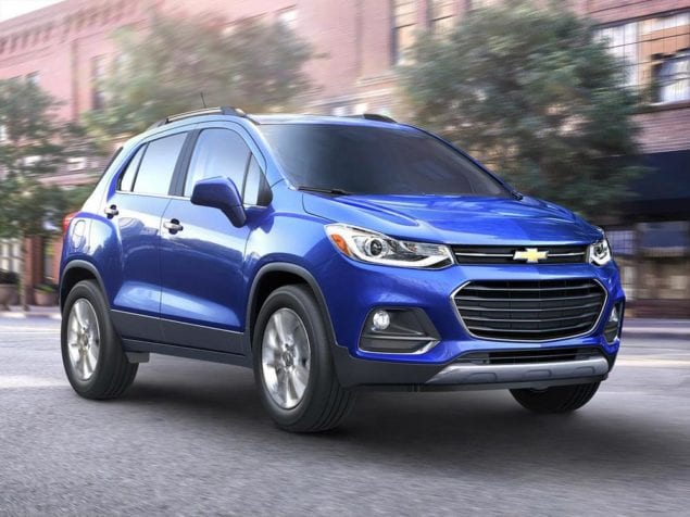 Chevrolet Trax upgraded inside and out for 2017