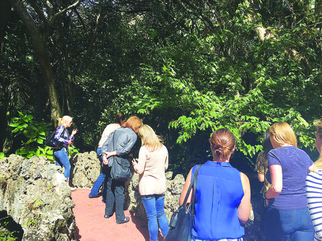 Local science teachers investigate outdoor classroom opportunities at Pinecrest Gardens