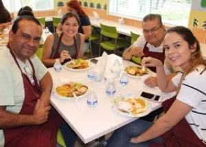 Rotarians Pedro Quijada, Adriana Dijon, Felipe E Madrigal, and Estefania Quijada.