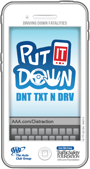 aaa put it down text phone